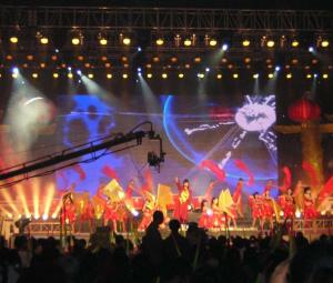 Wholesale P3 IP34 Curtain LED Display indoor WIFI 3G control 3840Hz refresh 5 years warranty from china suppliers