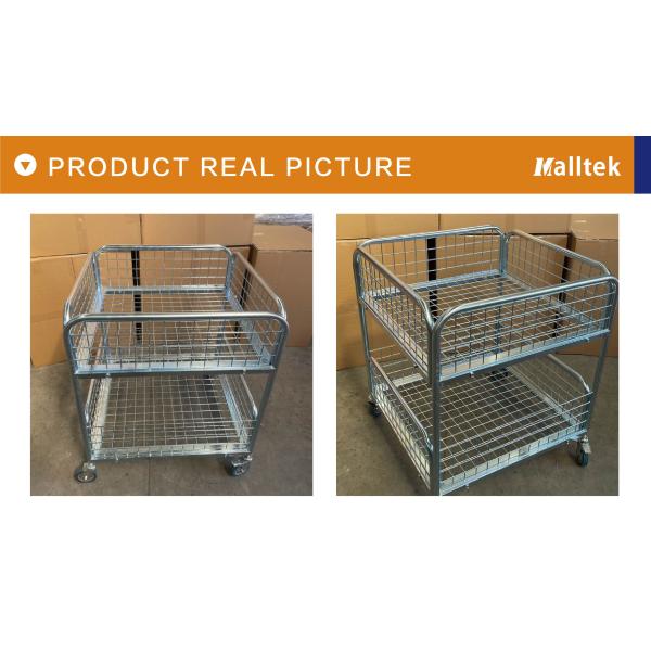 2 Layers Wire Shelf For Storage Supermarket