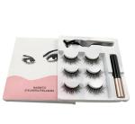 Comfortable Handmade 3D Magnetic False Lashes With Natural Look