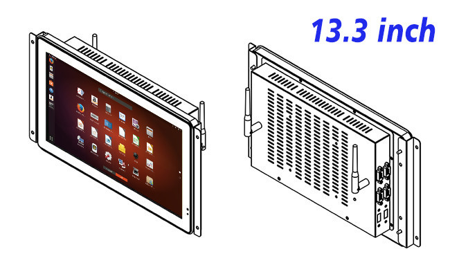 13.3-Inch Linux Embedded Control Panel for Retail Analytics, Public Kiosks, Energy Monitoring, and Transportation Dashboards