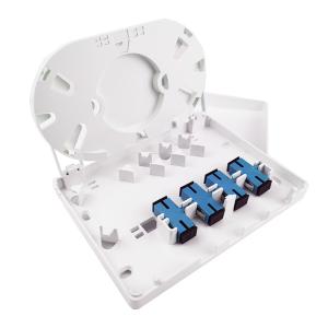 Wholesale 152*110*31mm SC/UPC Plastic Fiber Optic Faceplate Socket Panel for Indoor FTTH Network from china suppliers