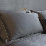 3.2x2.2m Luxury Italian Bedroom Sets , Matted Leather Modern King Size Platform