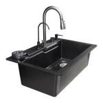Drainers And Single Bowl Sink Included Apron Stainless Steel Kitchen Sink For