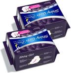 Breathable Winged Night Use Sanitary Napkin Soft 100% Cotton Sanitary Napkins