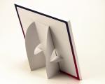 Cardboard counter display with 7 inch LCD screen, cardboard countertop display,