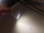 1W Outside Led Stair Night Lights Round Ring Tempered Glass Matte Cover / Lens