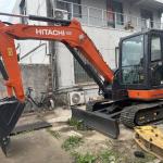 Used Excavator Original Hitachi ZX68 Secondhand Hydraulic 6ton Crawler Digger