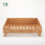 OEM Solid Bamboo Cat Bed Frame For Small Medium Large Dog PET