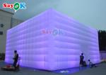 PVC Automatic Inflatable Lawn Tent 10x10x5m Inflatable Led Party Tent