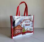 Custom Logo Printed Reusable Spunbond Non-Woven Fabric Shopping Bag Durable And