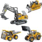 Exciting Children's Car Gifts Alloy Engineering Vehicle Series Remote Control