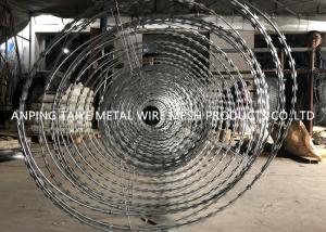 Wholesale Goverment Use Double Circle BTO30 Razor Wire , SS304 Concertina Coil from china suppliers