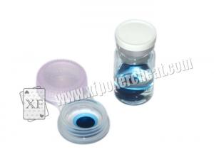 China Poker Cheat Invisible Ink Contact Lenses / Casino Blue UV Contact Lenses on sale