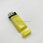 Plastic Flint Wheel Lighter Mobile Phone Holder Cigar Lighter for Electronic