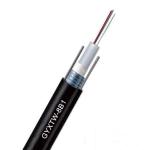 GYXTW Single Mode Fiber Optics Cables Black Armored Fiber 4 Core Cable