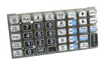High Quality POS Machine Cash Machine Silicone Rubber Keypads with Silk Screen