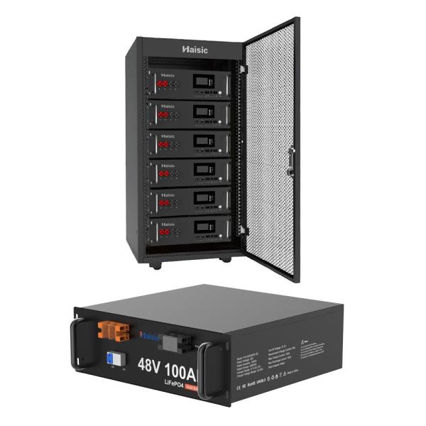 High Capacity 100Ah Lithium Lifepo4 Battery Pack for Server Rack Mounting 48V 4