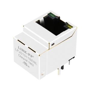 Wholesale Tyco 1840419-3 Compatible LINK-PP LPJD1011BENL 10/100Base-T Vertical rj45 Surface Mount Jack Green/Yellow LED from china suppliers