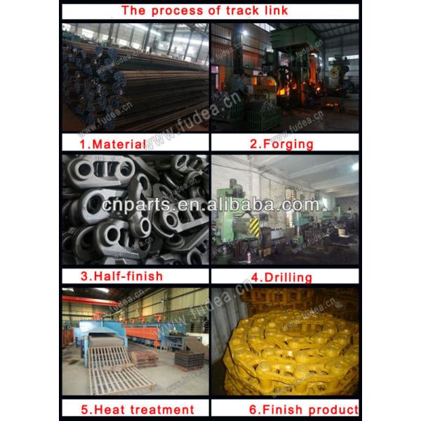 Forging Casting D61 Track Link for Lubried Links D61EX-12 Bulldozer 134-32-00020
