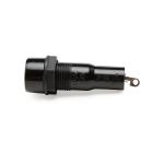10A 250V Screw Type Cap Black MF527 5x20MM Panel Mounted Fuse Holder