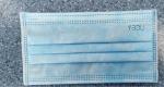 Surgical Non Woven Disposable Face Mask Three Layers Blue / White Color