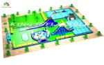 Water Park Project Design Playground Games Inflatable Obstacle Course Water