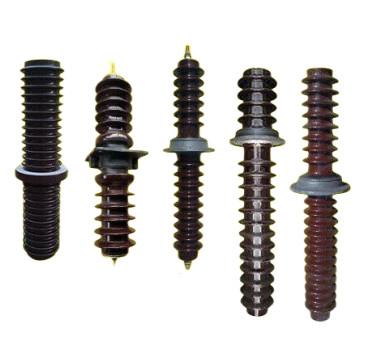 Round Tube Porcelain High Voltage Insulators 72-100kv High Voltage Ceramic