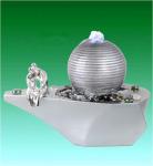 Cast Ball Lighted Tabletop Water Fountain , Small Table Water Fountains