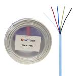 Bare Copper Wire Italy Market Stranded Conductors 2*0.22 Shielded Alarm Cable 4
