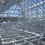 Durable Steel Structure Shed Workshop Metal Storage Sheds Wind Resistance