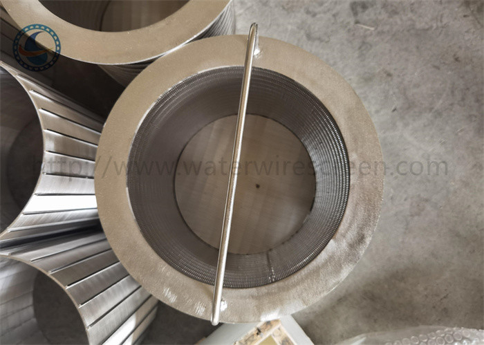 Stainless Steel 321 Wound Slot Johnson Vee Wire Screen Cylinder For Strainer