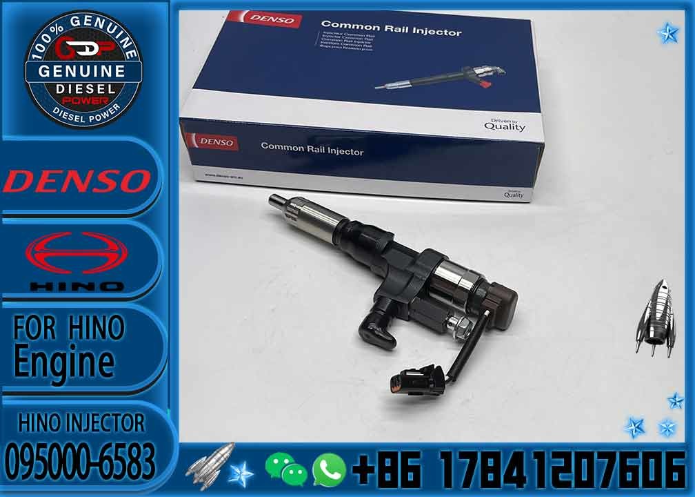 Diesel Common rail fuel injector 095000-6581 095000-6582 095000-6583 23670-E0320 for denso HINO J08E 330PS