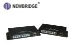 8 channel telephone + 1 channel 100M ethernet fiber optic to rj11 media