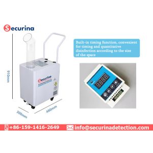 Ultrasonic Mobile Sanitizer Sterilization Equipment Wired / Wireless Power