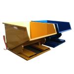 1.5 Cubic Yard Self Dumping Hopper Steel Tipping Forklift Skip Bin Industrial