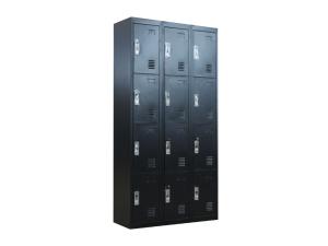 Wholesale Customized Color 12 Door Lockers , Fire Resistant Gym Storage Cabinet from china suppliers