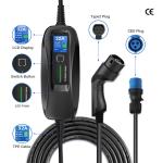 Electric Vehicle Car Charger EV Type 2 7KW Current 32A Portable CEE Plug 220V