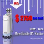 Biggest Promotion!!! 50% discounts off!!! 3 handles ipl skin rejuvenation