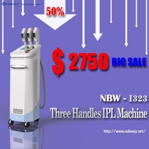 Wholesale Biggest Promotion!!! 50% discounts off!!! 3 handles professional IPL hair removal system from china suppliers