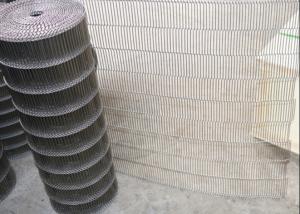 Wholesale Food Processing Oven Ss304 Flat Flex Conveyor Belt 4mm Pitch from china suppliers