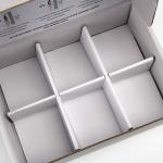Luxury Cardboard Paper Perfume Packaging Business Shipping Flat Handle Gift