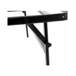 Black Iron Upholstered Metal Foundation Foldable Storage Rollaway Bed for Queen