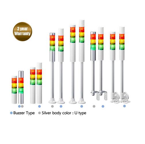 -Patlite- Signal Tower Lights LR4-202PJBW-RYRBCZ.LR4-202PJBW-RYYBCZ,LR4-202PJBW