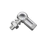 Right Thread Silver or Yellow Zinc Plated L Shaped Ball Joint Rod End Bearing