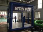 Blue Outdoor Shadow Protection Blow Up PVC Tent Ad Printed Water Toy For Water