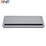 BNT manufactured product aluminum alloy soft close flip up desktop grommet box