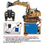 Simulation 1 18 Scale Excavator Toy Large Electric Construction Vehicle for