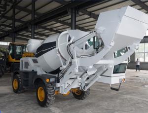 Wholesale 500 Liters Self Loading Mobile Concrete Mixer With Pump Hydraulic System from china suppliers