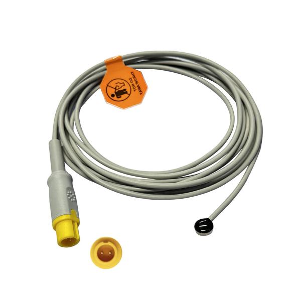Comen Adult Child Rectal Esophageal Temperature Sensor Probe Round 2Pin