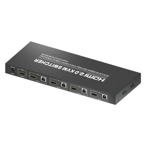 276x110x25mm 4K 4 x 1 HDMI DP KVM Switch